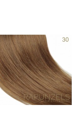 0.5 Gram 20" Pre Bonded Nail Tip Colour #30 Light Auburn (25 Strands)